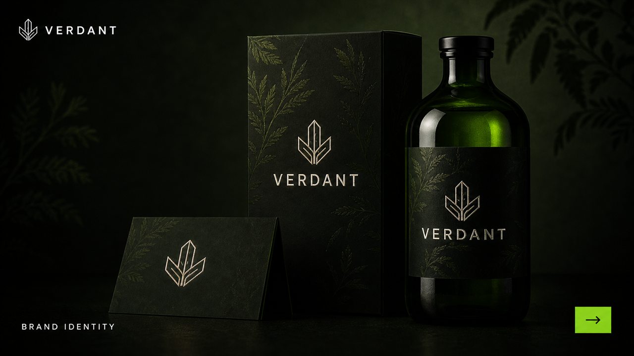Verdant brand identity project thumbnail